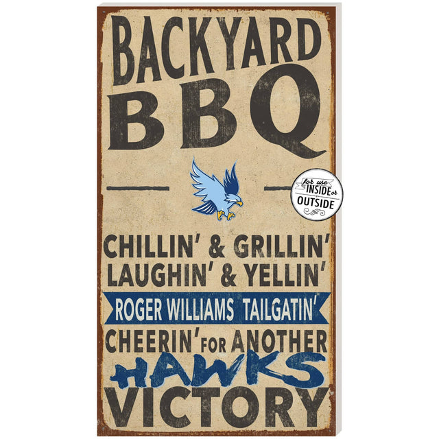 BACKYARD BBQ

CHILLIN' & GRILLIN'  
LAUGHIN' & YELLIN'  
ROGER WILLIAMS TAILGATIN'  
CHEERIN' FOR ANOTHER  
HAWKS VICTORY

for use INSIDE & OUTSIDE