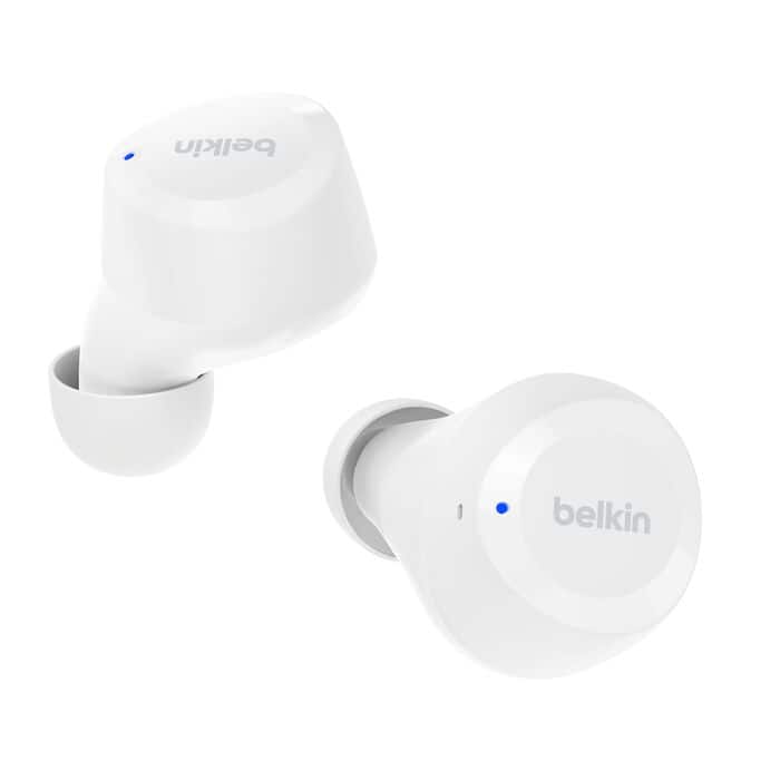 Belkin - SoundForm Bolt 2 Wireless Earbuds - White