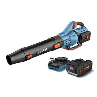 SENIX - X6 60V Max* Cordless Leaf Blower, Brushless (4.0 Ah Battery & Charger Included)