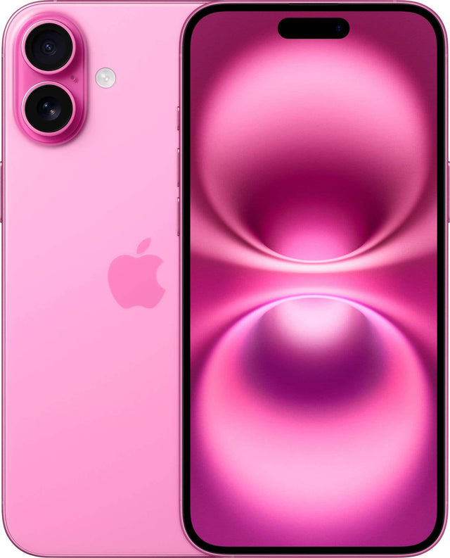 Front. Apple - Pre-Owned Good iPhone 16 5G 256GB - Apple Intelligence - (Unlocked) - Pink.