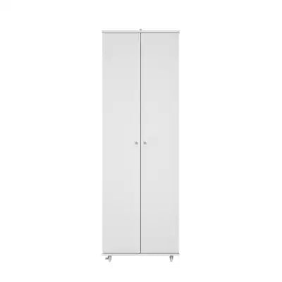 Famapy - Tall Storage Shoe Cabinet: Mobile, Versatile Organizer with Lockable Wheels