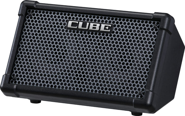 Front. BOSS - CUBE Street II Portable Stereo Amplifier with Battery Power, Dual Channels, Looper, Vocal Harmony Function and USB Audio - Black.
