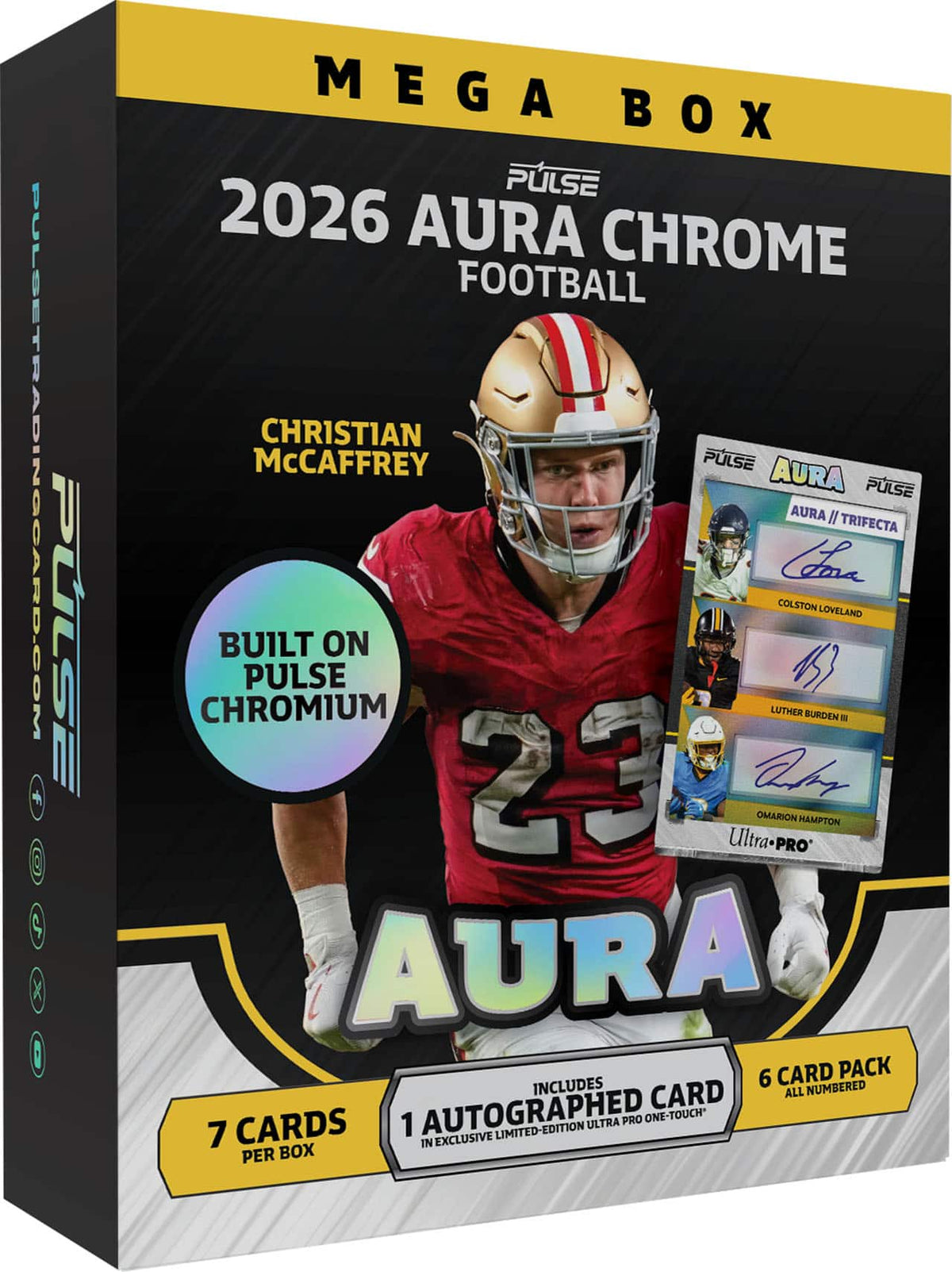 Pulse - 2026 Aura Chrome Football Mega Box