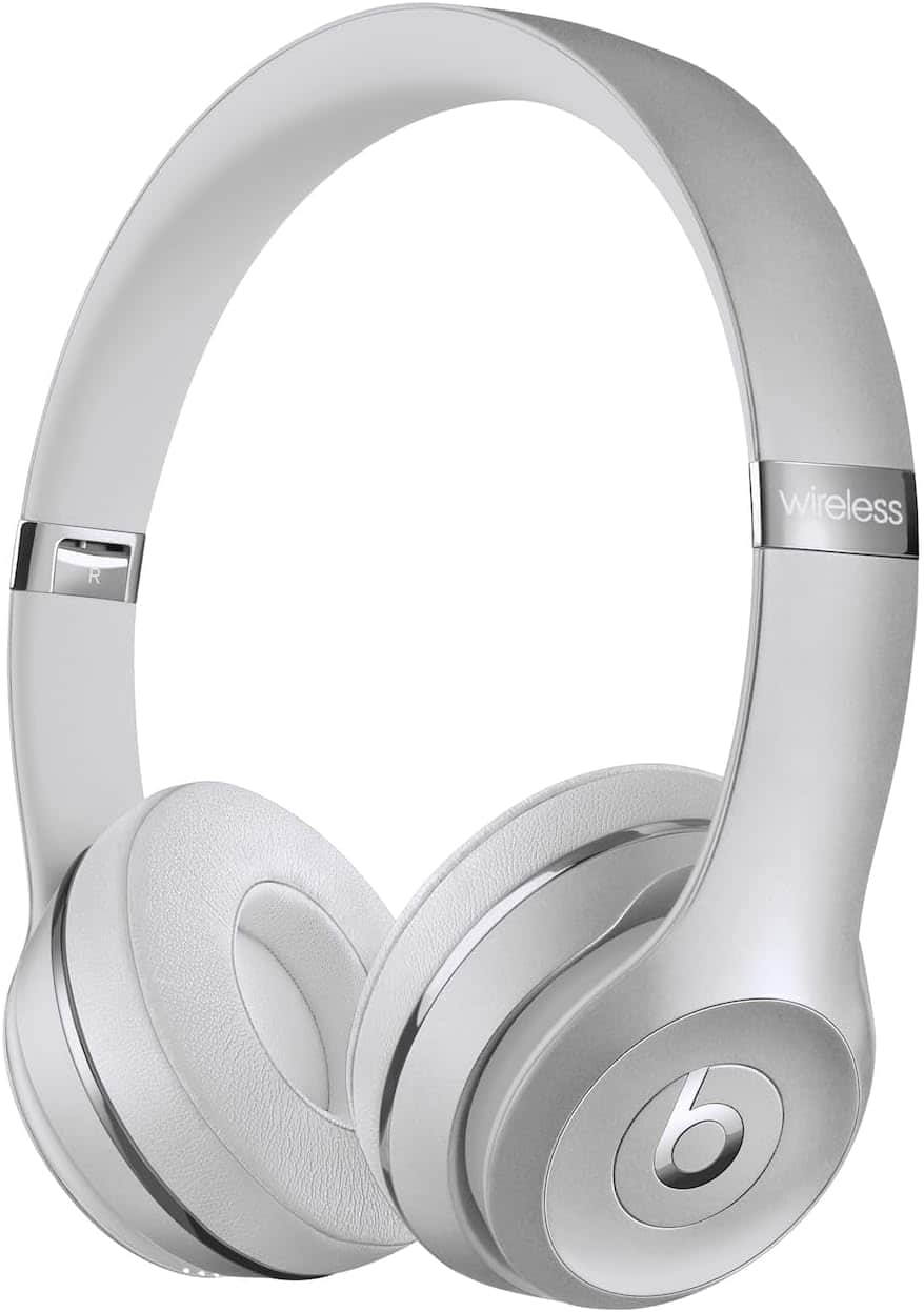 Beats - Refurbished Excellent - Solo3 Wireless On-Ear Headphones - (Latest Model) - Silver