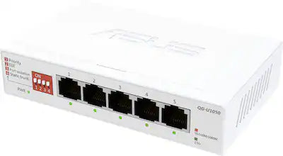 ASUS - QG-U1050 5-Port 2.5G Unmanaged Ethernet Switch