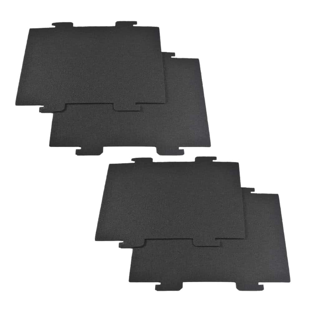 HQRP - W11282981 Charcoal Microwave Hood Filters 4-Pack for Whirlpool KitchenAid OTR