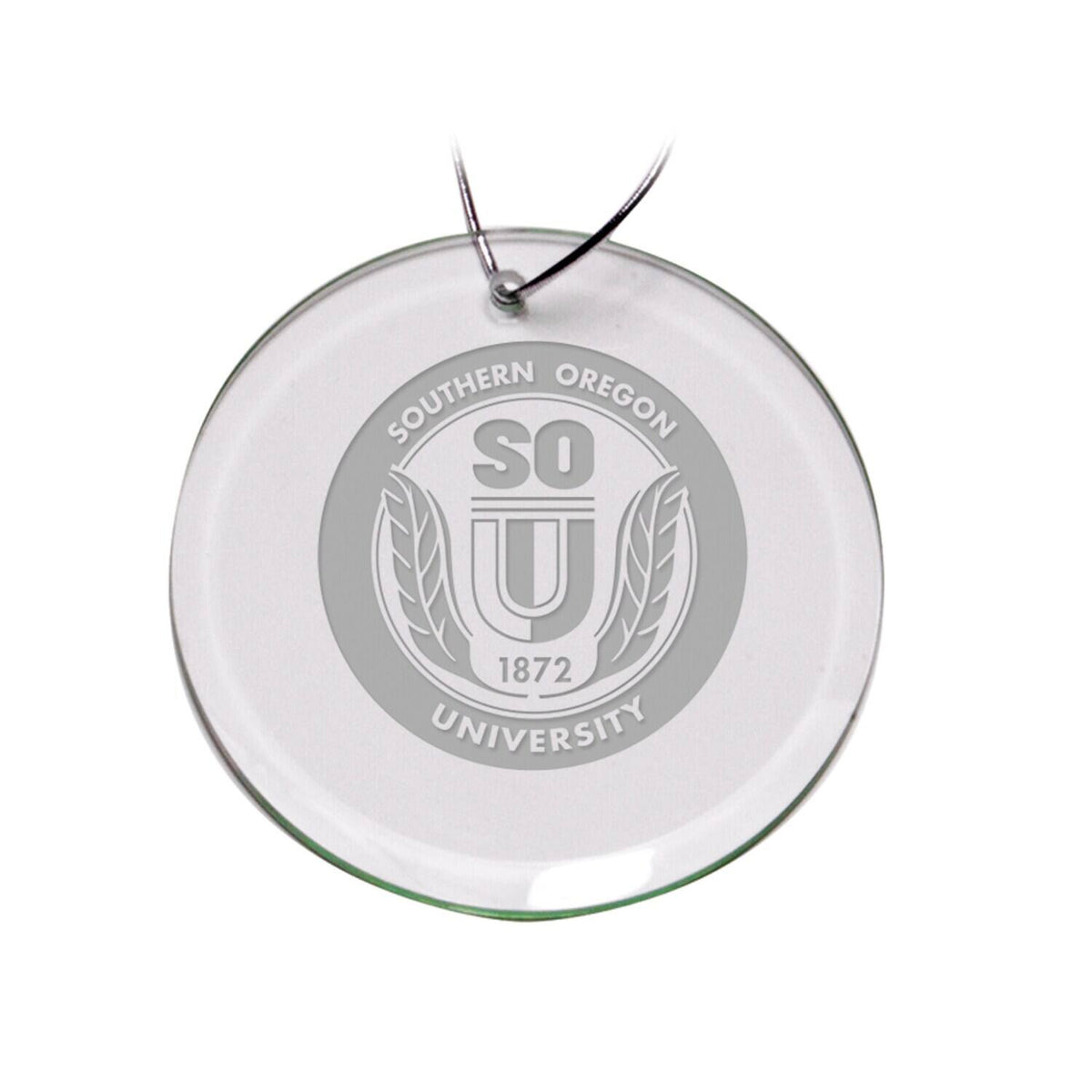 Jardine - Southern Oregon Raiders 3'' Glass Round Ornament - Multicolor