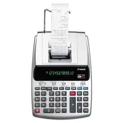 Canon - 2198C001 3.7 Lines/Sec MP11DX-2 Printing Calculator - Black/Red Print
