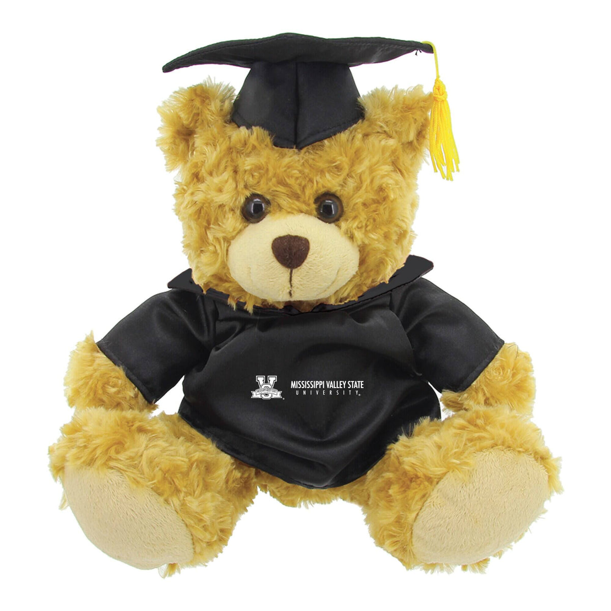 Jardine - /Brown Mississippi Valley State Delta Devils 12'' Graduation Plush Bear - Black