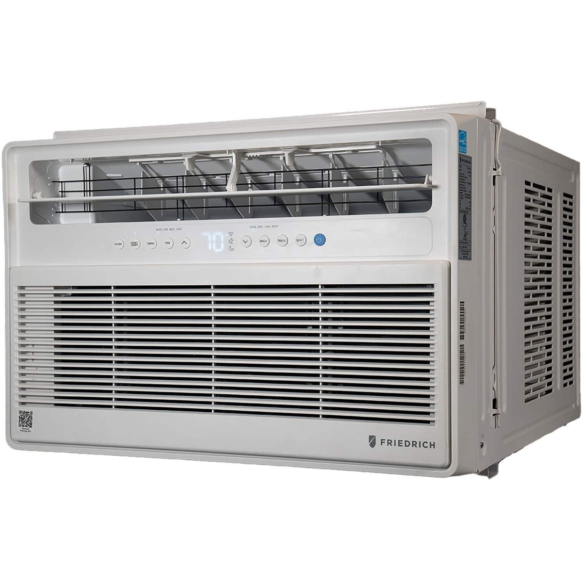 Friedrich - Energy Star 22,000 BTU 1,500 Sq Ft 230V Smart Inverter Window Air Conditioner with Remote - White