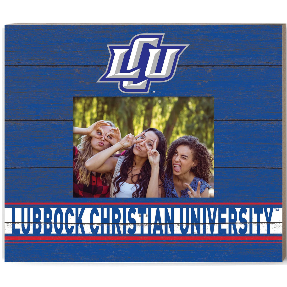 Jardine - Lubbock Christian Chaparral 11'' x 13'' Team Spirit Scholastic Picture Frame - Blue