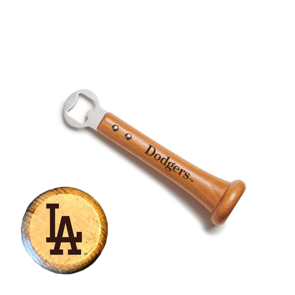 Baseball BBQ - Los Angeles Dodgers Pickoff Bottle Opener - Multicolor