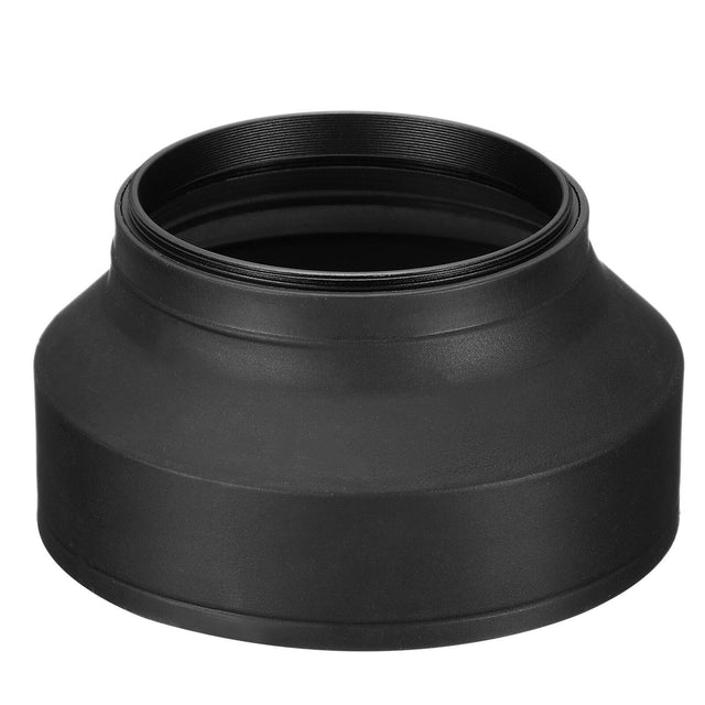 Front. Unique Bargains - 67mm Rubber Collapsible Lens Hood Anti-Reflection for Nikon/Fuji/Pentax/Leica - Black.