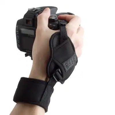 USA Gear - Stabilizing Neoprene Dual Grip Camera Strap with Metal Attachment by USA Gear