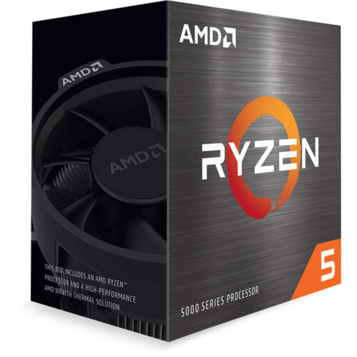 AMD - Ryzen 5 5600 3.5 GHz Six-Core AM4 Processor - Black
