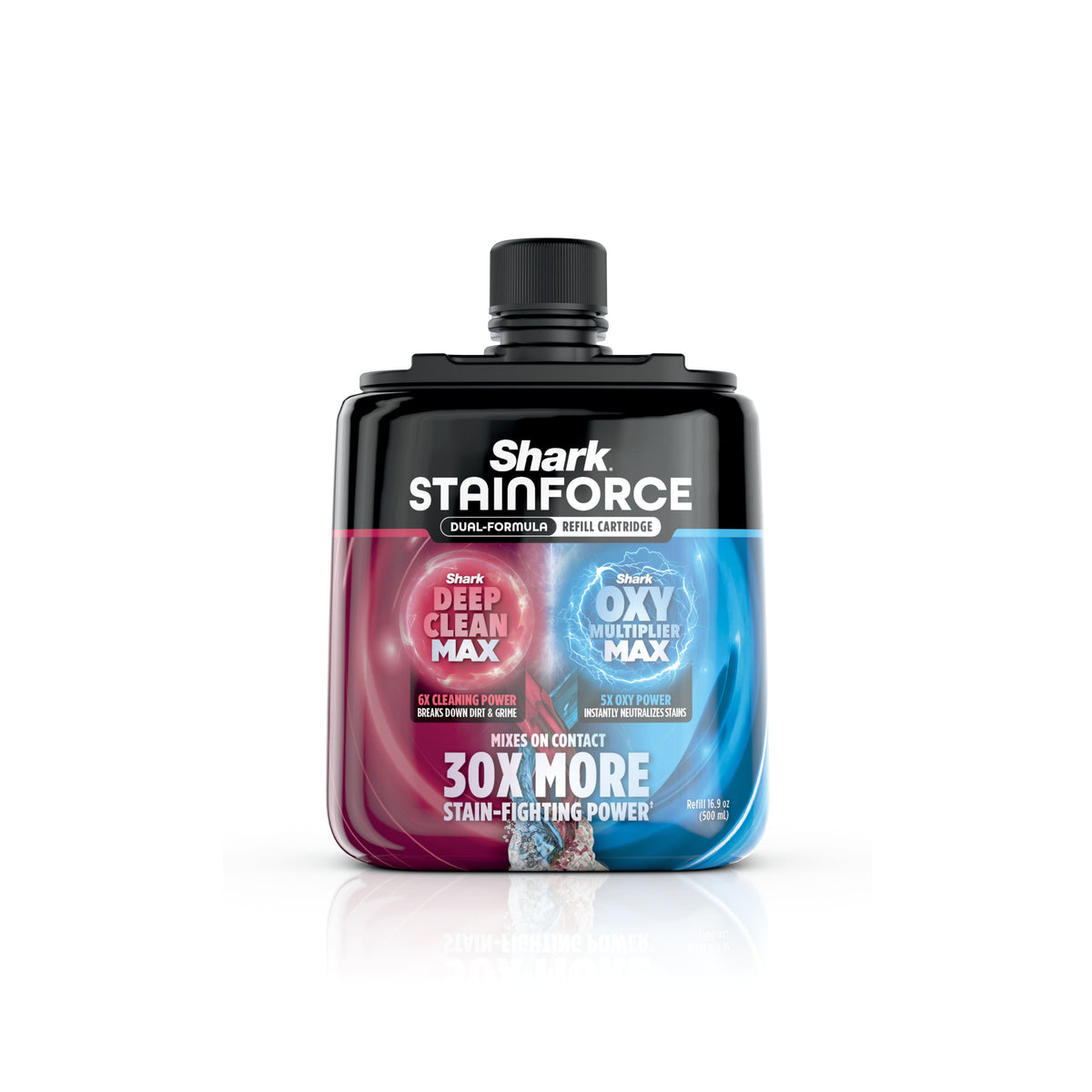 Shark - StainForce Dual-Activated Refill Cartridge,16.9oz - Black