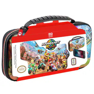 RDS Industries - Nintendo Licensed Game Traveler Deluxe Mario Kart World Case