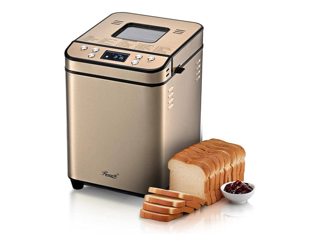 Front. Rosewill - Rosewill 25-in-1 Bread Maker, 3 Loaf Sizes up to 2LB, 700W Dual Heater, BPA-Free Pan, 15H Delay Timer, Low Noise - Honey - Honey.