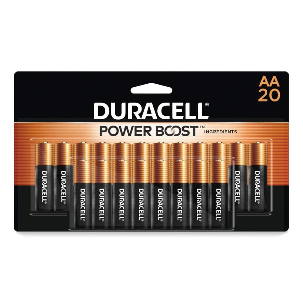 Duracell - MN1500B20Z Power Boost CopperTop Alkaline AA Batteries (20/Pack)