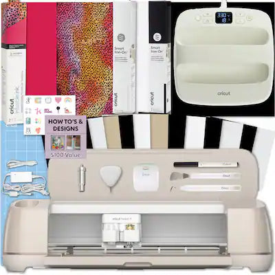 Cricut - Maker 4 Cutting Machine with EasyPress SE & Iron-On Bundle