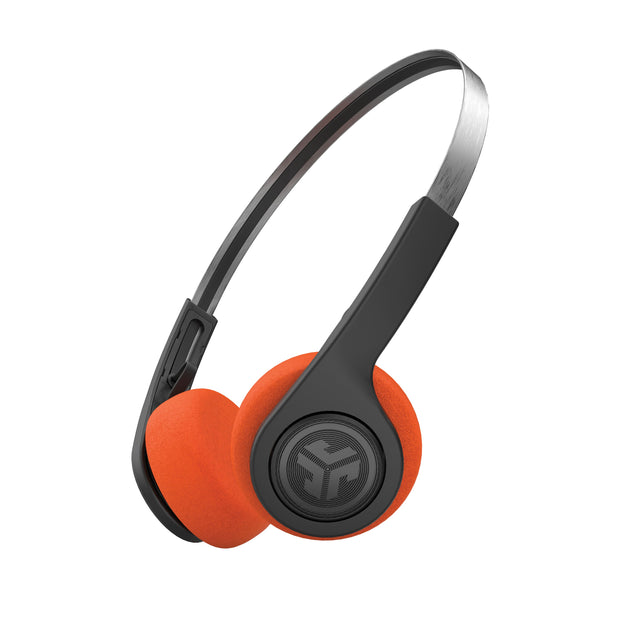 Front. JLab - Rewind 2 Retro Headphones - Black.