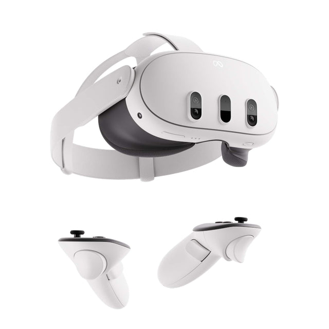 Front. Meta - Meta Quest 3 512GB — Get Batman: Arkham Shadow and a 3-Month Trial of Meta Horizon+  Included — All-In-One Headset - White.