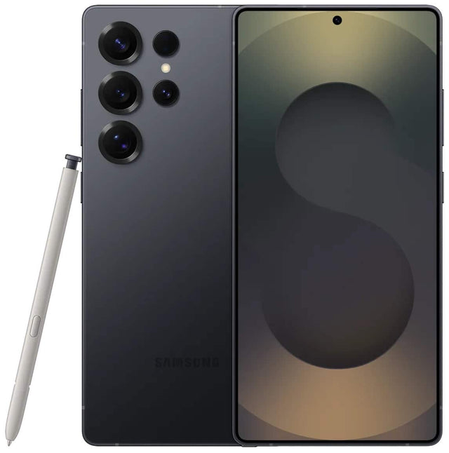 Front. Samsung - Samsung Galaxy S25 Ultra 512GB S938U Unlocked - Titanium Jetblack - Titanium Jet Black.