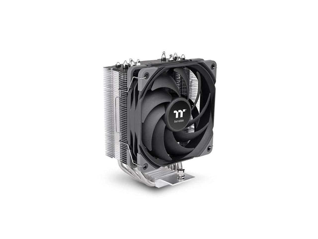 Front. Thermaltake - Thermaltake UX500 CPU Cooler, 5x6mm Cu Pipes, 120mm PWM Fan, 260W TDP, Intel/AMD, Black - Black.