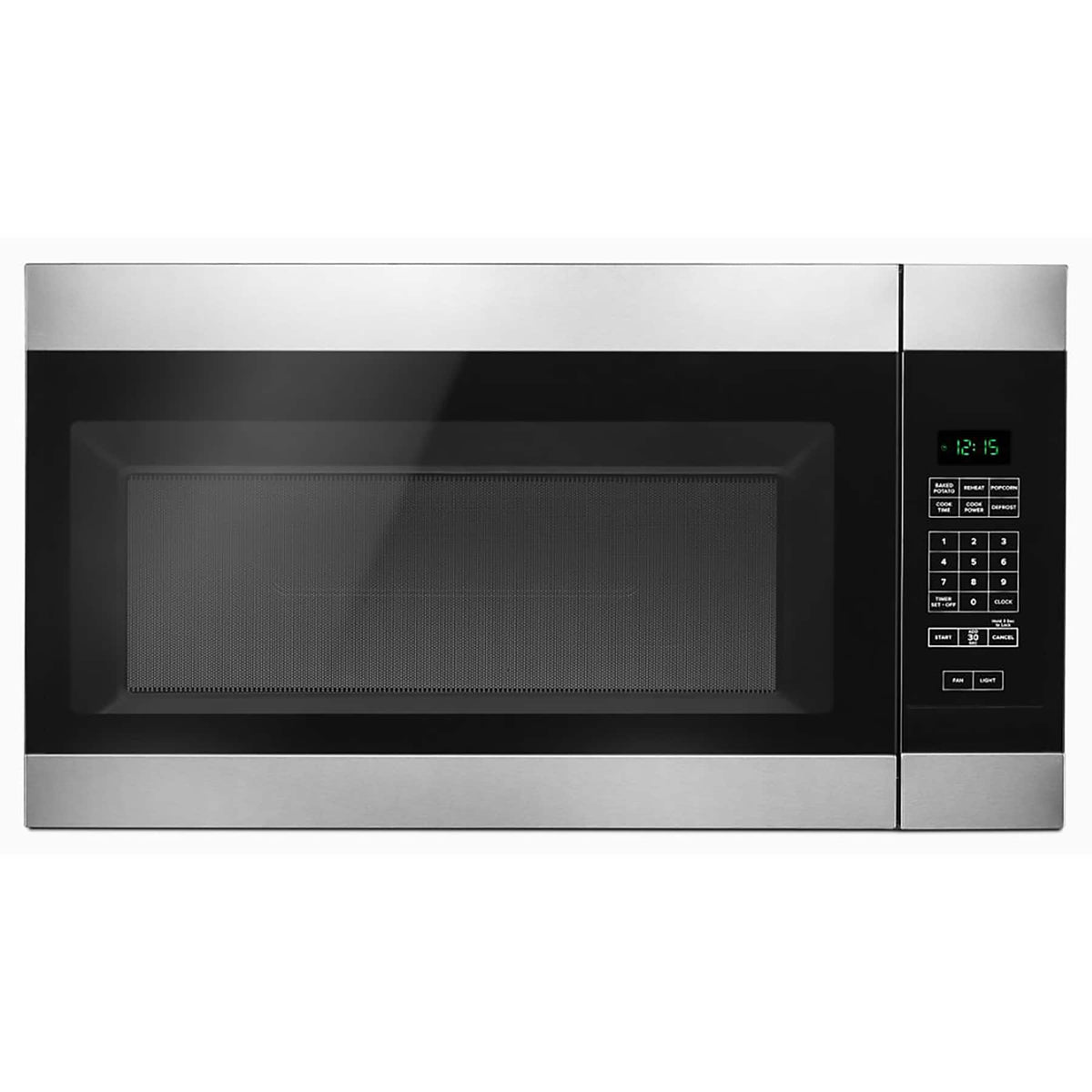 Amana - 1.6 Cu. Ft. Over-the-Range Microwave with Add 0:30 Seconds - Stainless Steel