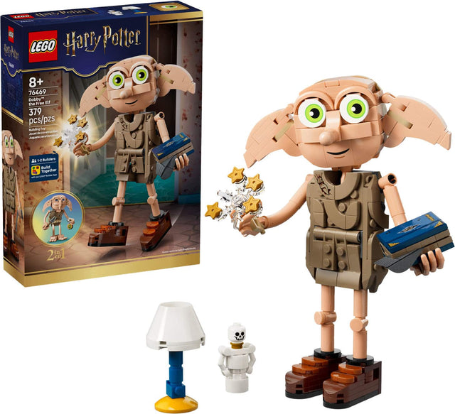 LEGO Harry Potter N 8+ 76469 Dobby - the Free ELF 379 pcs/pzs Building Toy - 2 in 1 - 2 Builders Together