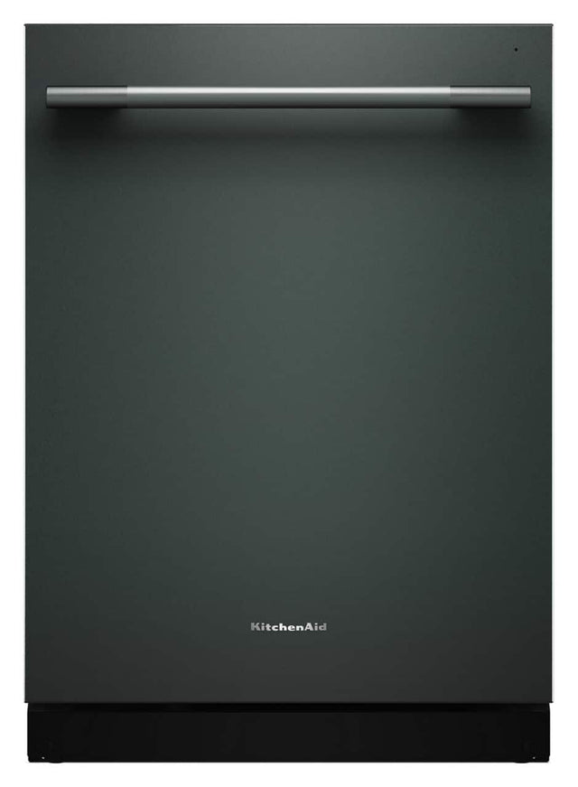 Front. KitchenAid - 24 inch Top Control Built-In Tub Dishwasher with Third Level Jet Rack, 40+ Total Wash Jets, 41 dBA - Juniper.