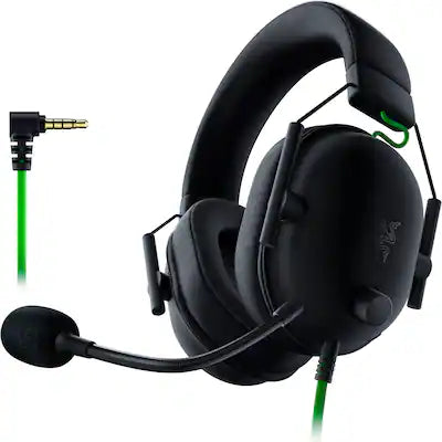 Razer - BlackShark V2 X Wired Over-the-Ear Gaming Headset for PC, PS5, PS4, Switch, Xbox X|S, and Xbox One