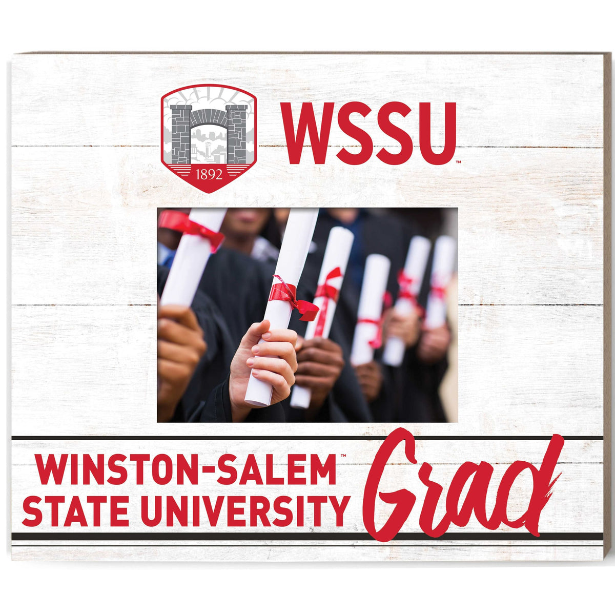 Jardine - Winston-Salem State Rams 11'' x 13'' Grad Picture Frame - White