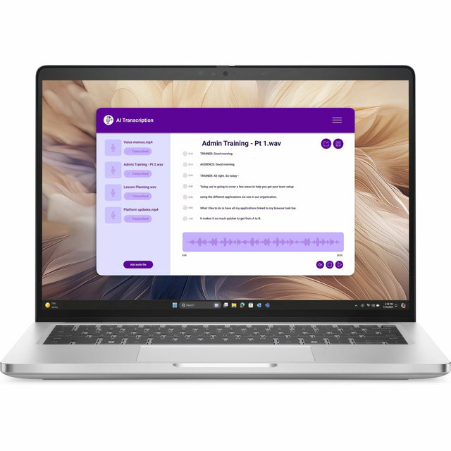 AI Transcription

Voice memos.mp4  
Transcribed

Admin Training - Pt 1.wav  
Transcribed

Lesson Planning.wav  
Transcribed

Platform updates.mp4  
Transcribed

Admin Training - Pt 1.wav

AUDIENCE: Good morning.

TRANAINER: Good morning.

TRANAINER: Alright, today we're going to cover a few areas to help you get your team set up with all the applications we use in our organization.

TRANAINER: Good morning.

TRANAINER: Alright, today we're going to cover a few areas to help you get your team set up with all