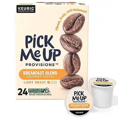 Pick Me Up Provisions™ - Breakfast Blend Coffee Keurig K-Cup Pods, Light Roast, 24/Box