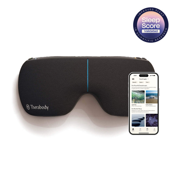 Therabody - SmartGoggles (2nd Generation) - Heated Eye & Temple Massage For Relaxation, Headache Relief & Sleep - Black