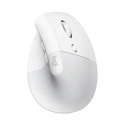 Logitech - Lift Vertical Wireless Ergonomic Mouse with 4 Customizable Buttons