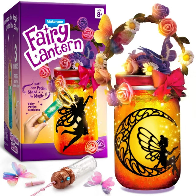 AGE 8+  
Make your Fairy Lantern  
3 NE RES 10 make 30 CE your Potion Shake for Magic !!  
+ Fairy Potion Necklace