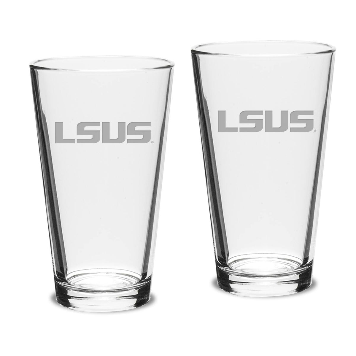 Jardine - LSU Shreveport Pilots 16oz. 2-Piece Classic Pub Glass Set - Multicolor