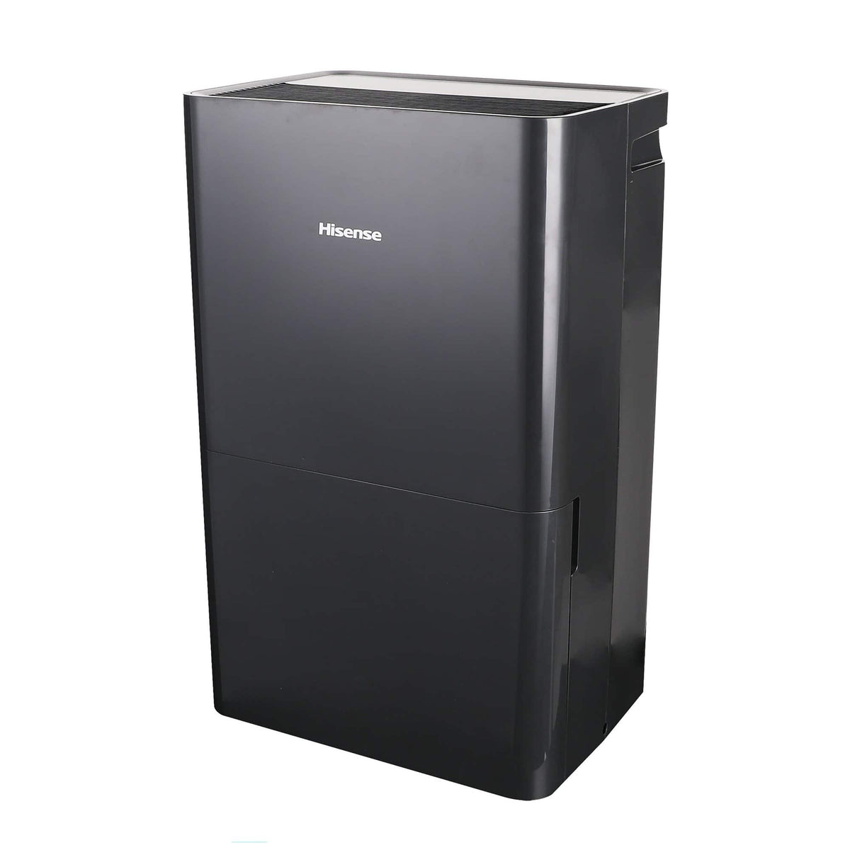Hisense - 50-Pint Dehumidifier with 12 quarts Bucket Capacity and Pump - Black