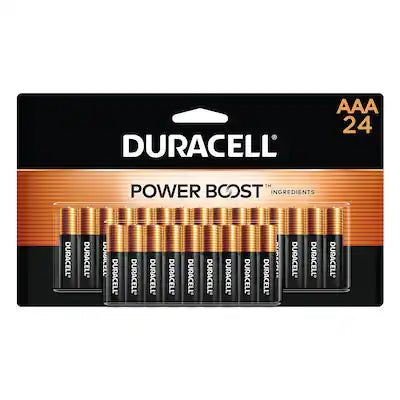 Duracell - Coppertop AAA Alkaline Battery, 24/Pack (MN2400B240002)