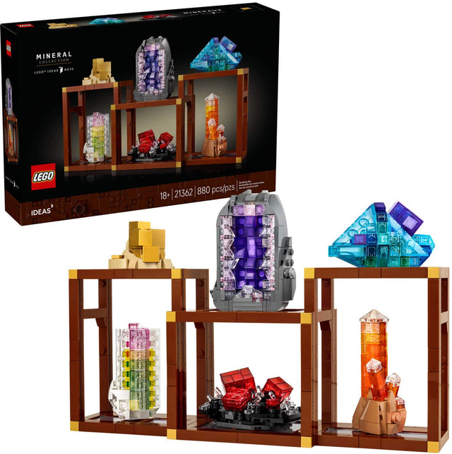 BISLEZ - A MINERAL COLLECTION ON PORAS 1 0. 105 E.O LEGO IDEAS - 1 - 21362 | 880 pcs/pzs 18 w

MINERAL COLLECTION
LEGO IDEAS 1070

LEGO IDEAS

18+ | 21362 | 880 pcs/pzs