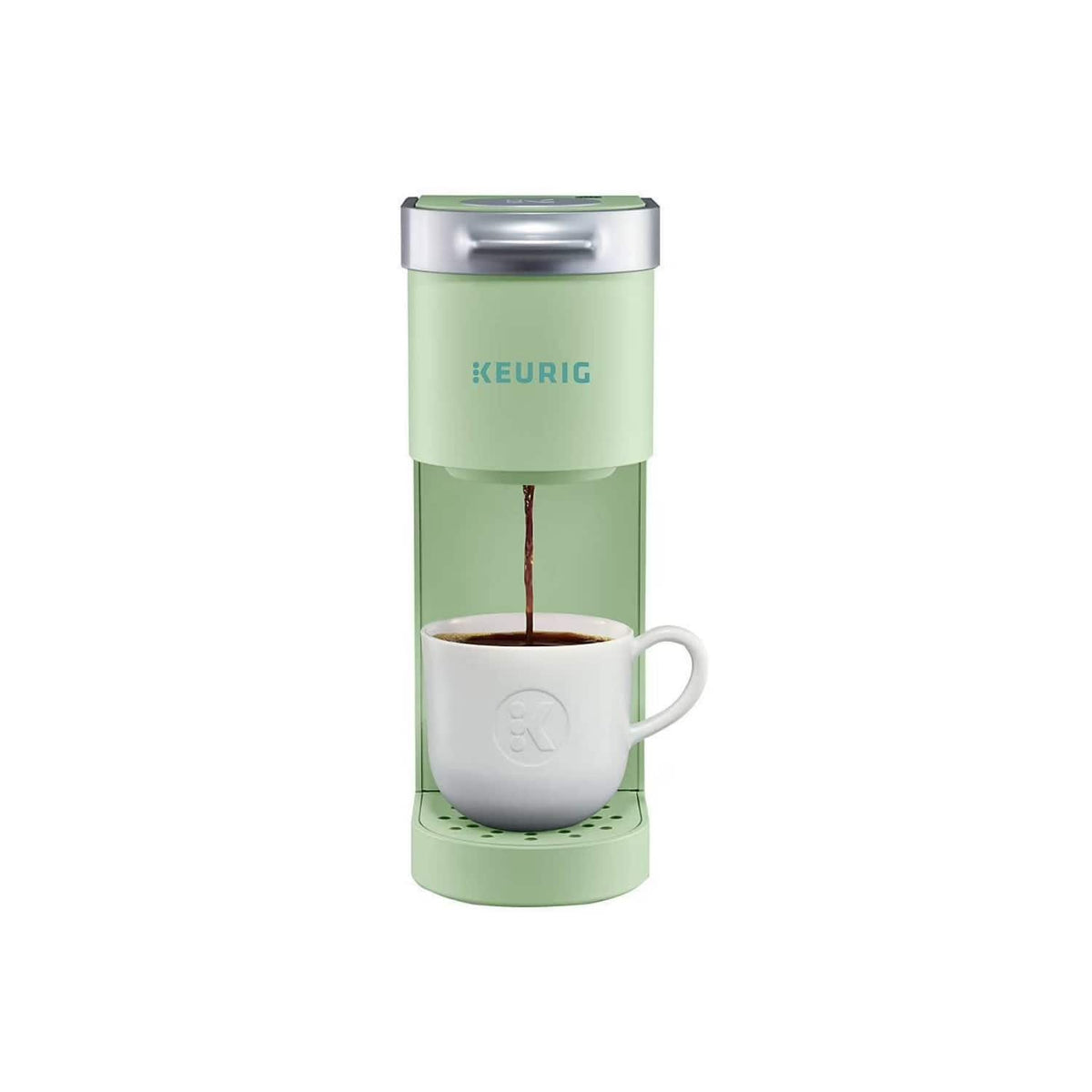 Keurig - Refurbished Excellent - K-Mini Coffee Maker, Single Serve K-Cup Pod Coffee Brewer, 6 to 12 Oz. Brew Sizes, Chill - Green