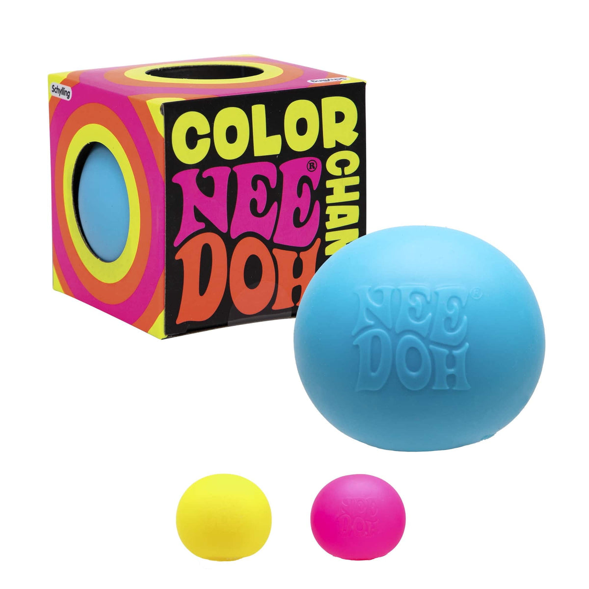 Schylling - NeeDoh Color Change, Novelty Fidget Toy, Multiple Colors, Children Ages 3+