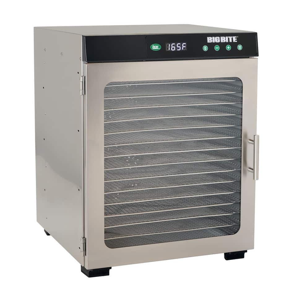 LEM Product - NEW 16-Tray Dehydrator - Stainless Steel