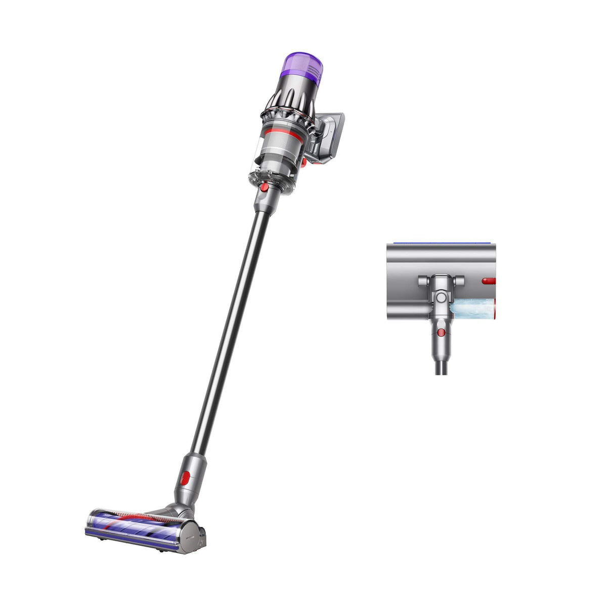 Dyson - V9 Submarine Extra Dry Cordless Wet and Dry Stick Vacuum - Dark Gray