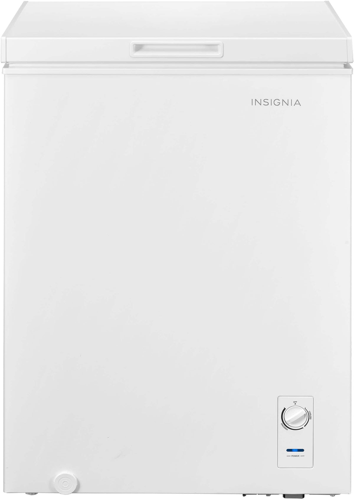Insignia™ - 5 Cu. Ft. Garage-Ready Chest Freezer - White