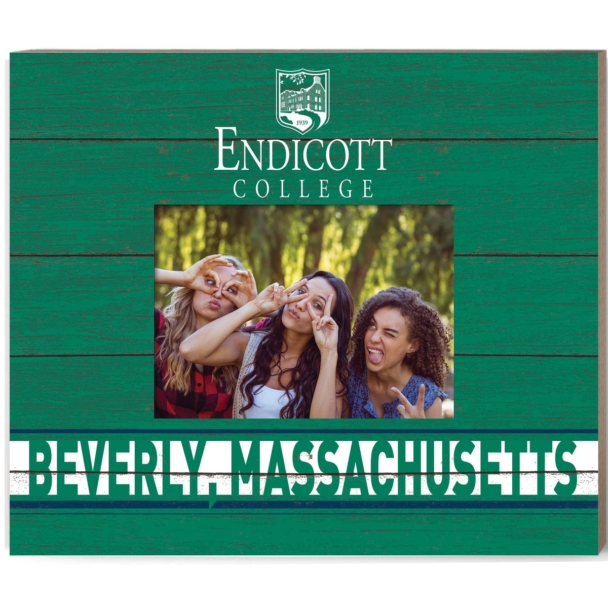 Jardine - Endicott College 11'' x 13'' Team Spirit Scholastic Picture Frame - Green