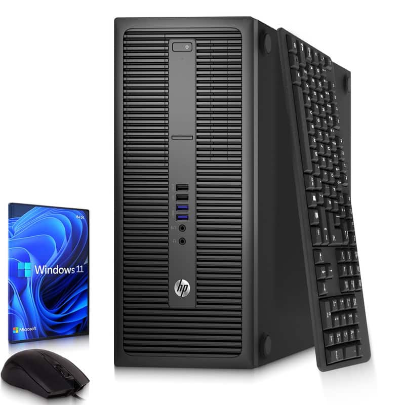 HP - Refurbished Excellent - 800 G2 Tower Workstation Desktop PC | Intel Core i7 6th Gen | 16GB DDR4 RAM | 1TB SSD | Wi-Fi | KB & M | Windows11Pro - Black