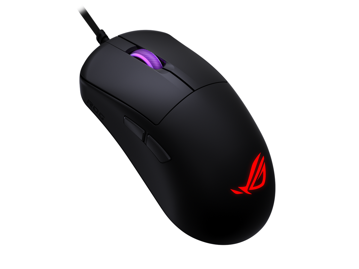 ASUS - ROG Harpe Mini Core Mouse - Wired, 12K DPI, 52g, Right-Handed, Compact - Wired - Black